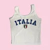 Wholesale 2026 Y2K Women Streetwear Custom OEM Logo Knitted  Crop Top Sexy Breathable Short Summer