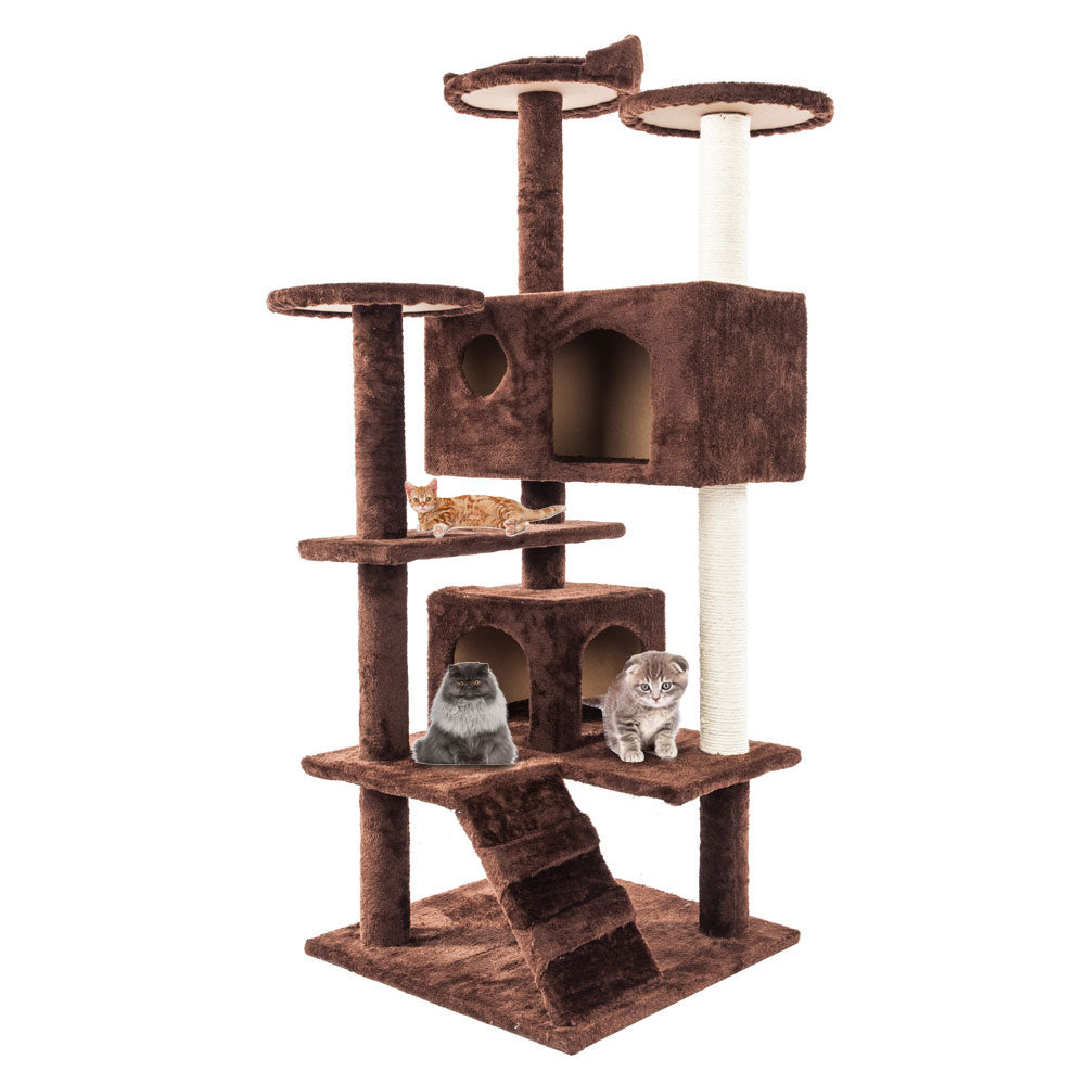 Torre de cuerda de sisal para gatos