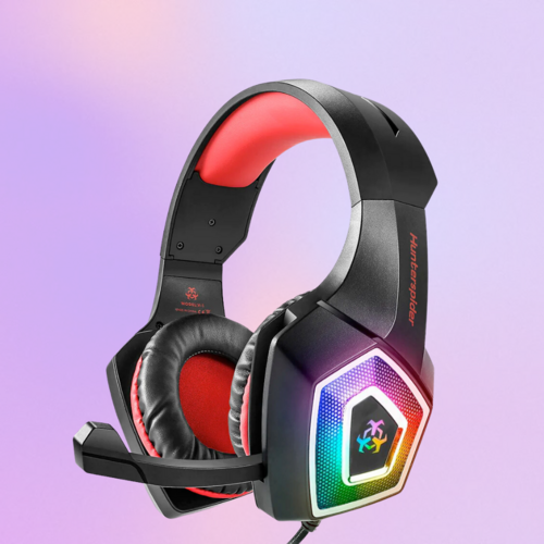 Auriculares de juego estéreo Dragon LED con micrófono