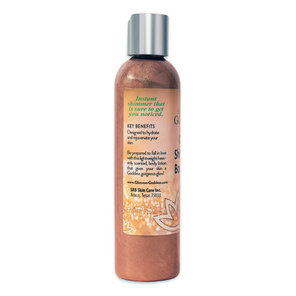 Loción Corporal Orgánica con Brillo Bronceador