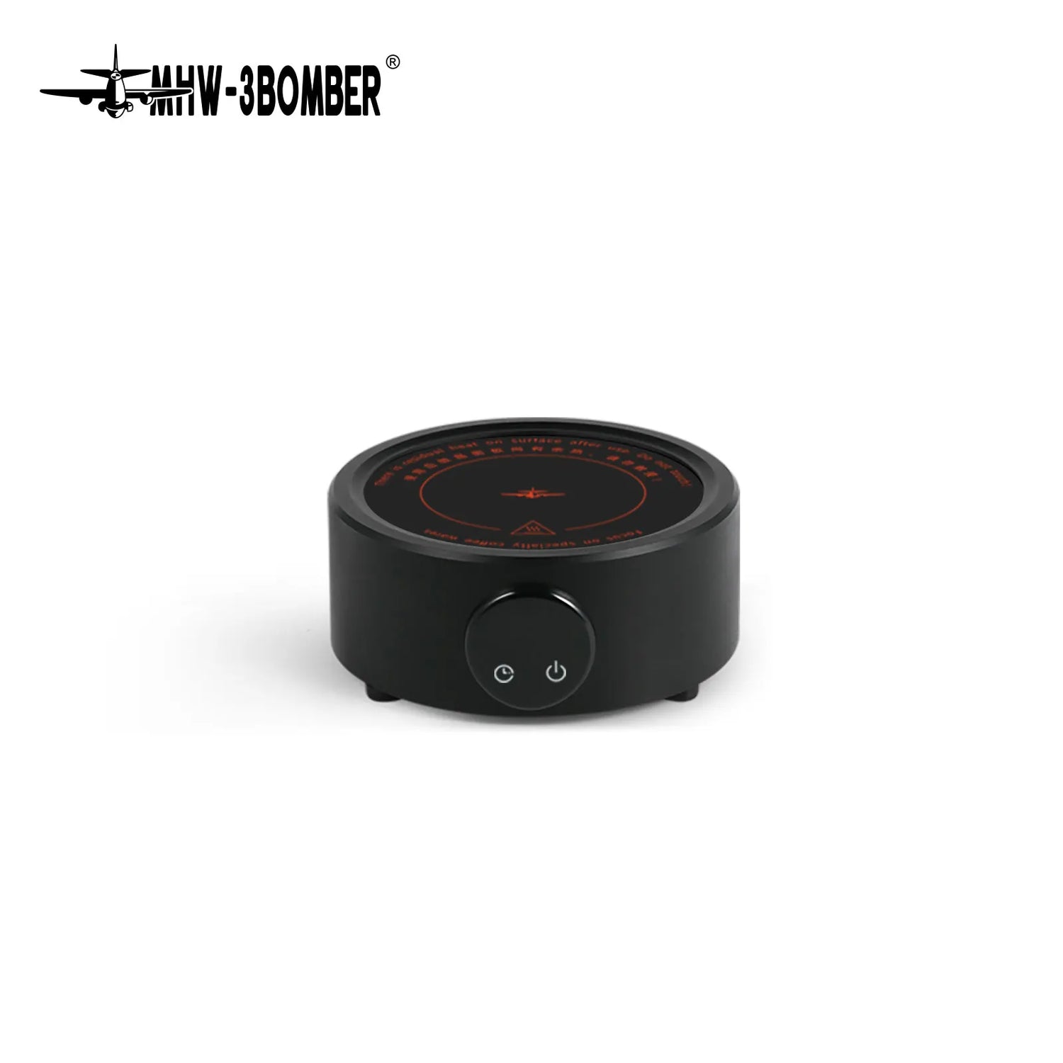 MHW-3BOMBER Mini Coffee Electric Stove for Moka Pot 800w Ceramic Cooktop Milk Water Heating Furnace Coffee Tool Camp Kitchen Use