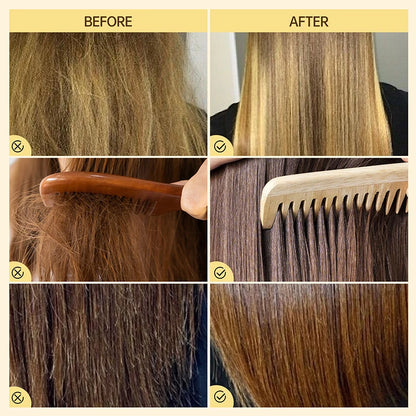 PURC Mascarilla Capilar 8 Segundos Alisadora de Queratina Crema Tratamiento Capilar Suave Reparación Cabello Dañado Encrespado Cuidado Capilar Profesional