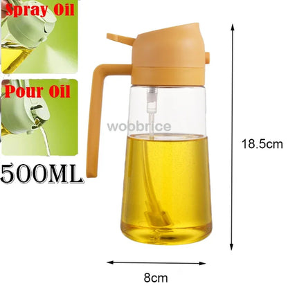 Pulverizador de aceite de oliva para verter aceite de cocina y especias