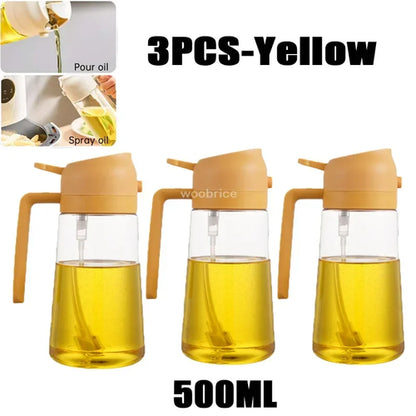 Pulverizador de aceite de oliva para verter aceite de cocina y especias