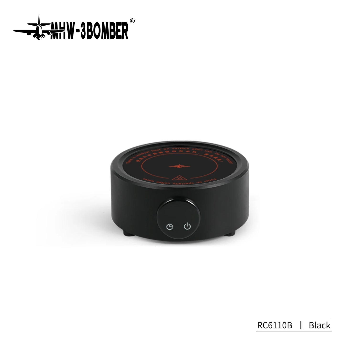 MHW-3BOMBER Mini Coffee Electric Stove for Moka Pot 800w Ceramic Cooktop Milk Water Heating Furnace Coffee Tool Camp Kitchen Use