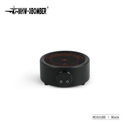 MHW-3BOMBER Mini Coffee Electric Stove for Moka Pot 800w Ceramic Cooktop Milk Water Heating Furnace Coffee Tool Camp Kitchen Use