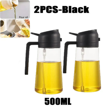 Pulverizador de aceite de oliva para verter aceite de cocina y especias