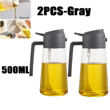 Pulverizador de aceite de oliva para verter aceite de cocina y especias