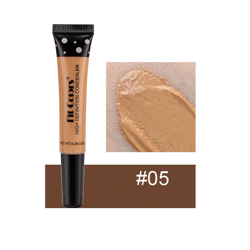 Corrector Líquido de Cobertura Completa Base de Maquillaje BB Cream de 8 Colores Transpirable Natural Iluminador Maquillaje Ojeras Crema Cosmética