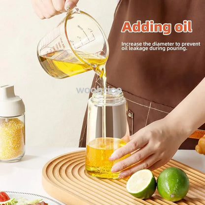 Pulverizador de aceite de oliva para verter aceite de cocina y especias