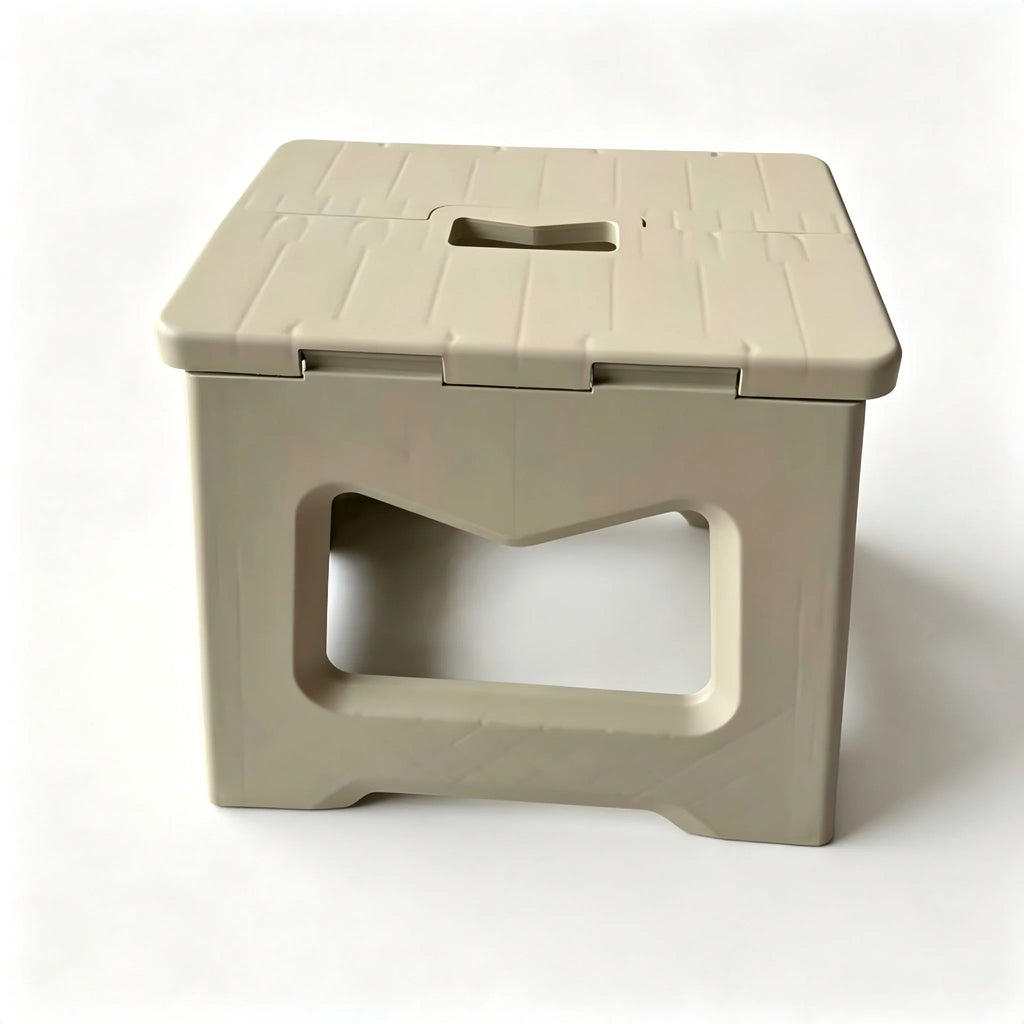 Lightweight Thickened Folding Stool for Outdoor Camping Fishing - Portable Integrated Design Home Travel Garden Magza Stool