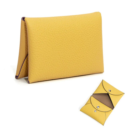 Cowhide Mini Envelope Card Bag Women&