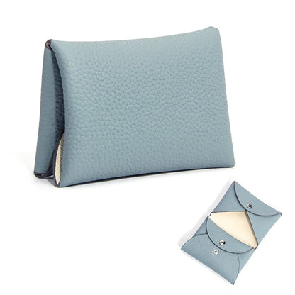 Cowhide Mini Envelope Card Bag Women&