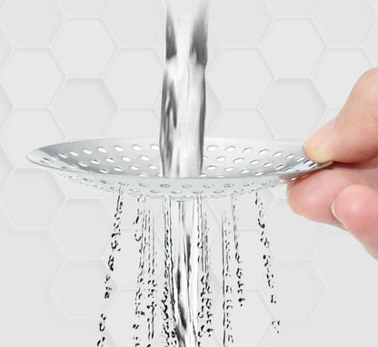 Colador de fregadero de cocina, tapón, filtro de drenaje de repuesto de acero inoxidable, recogedor de pelo para bañera, trampa para residuos, accesorios de baño