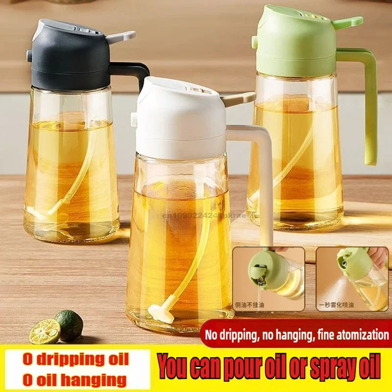 Pulverizador de aceite de oliva para verter aceite de cocina y especias