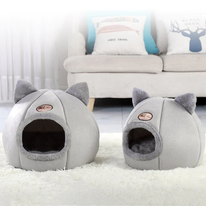 Cama Cueva para Mascotas 2 en 1