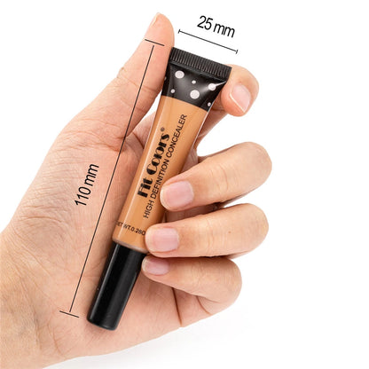 Corrector Líquido de Cobertura Completa Base de Maquillaje BB Cream de 8 Colores Transpirable Natural Iluminador Maquillaje Ojeras Crema Cosmética