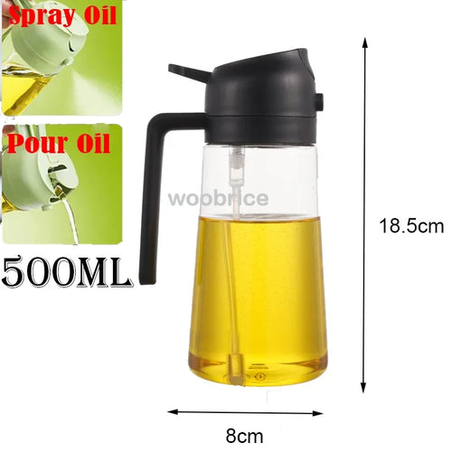 Pulverizador de aceite de oliva para verter aceite de cocina y especias