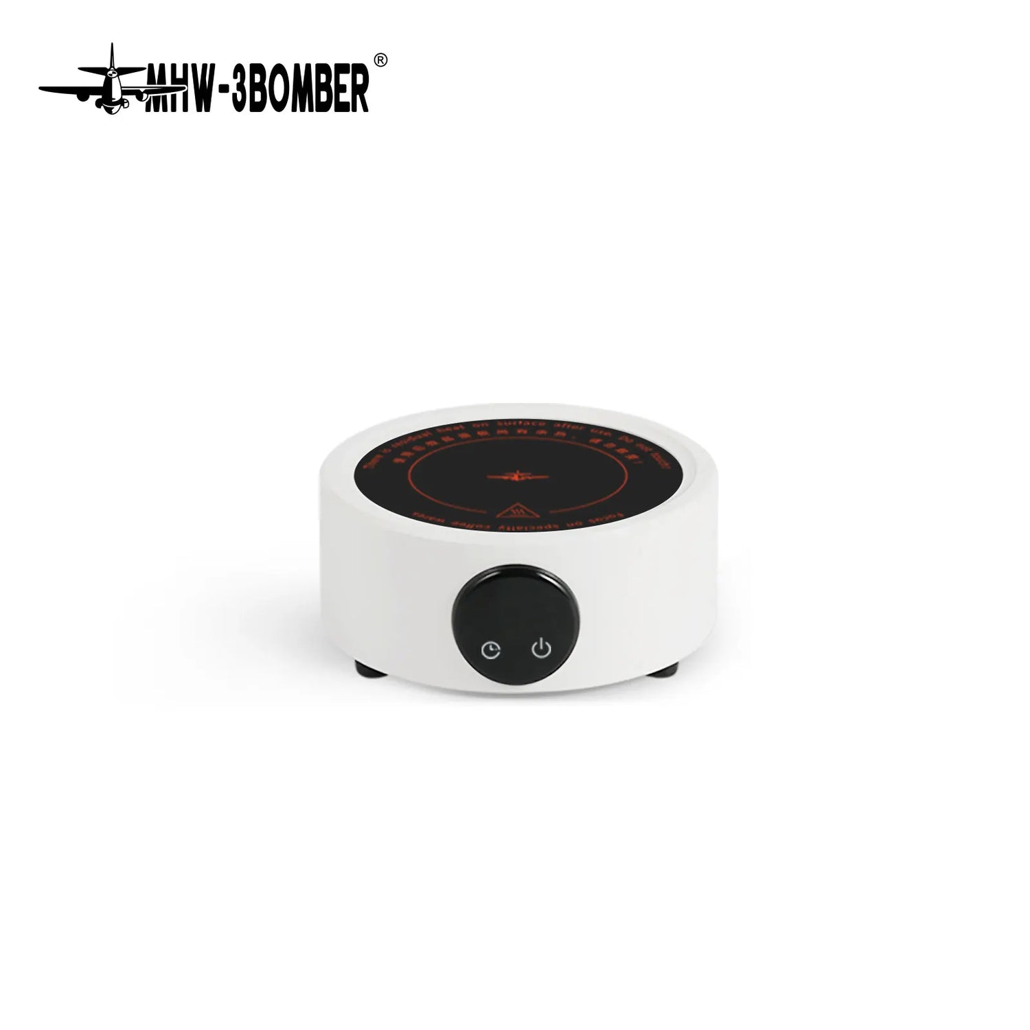 MHW-3BOMBER Mini Coffee Electric Stove for Moka Pot 800w Ceramic Cooktop Milk Water Heating Furnace Coffee Tool Camp Kitchen Use