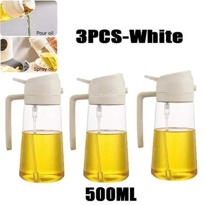 Pulverizador de aceite de oliva para verter aceite de cocina y especias