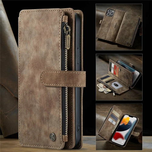 Funda premium tipo cartera para iPhone X a iPhone 14