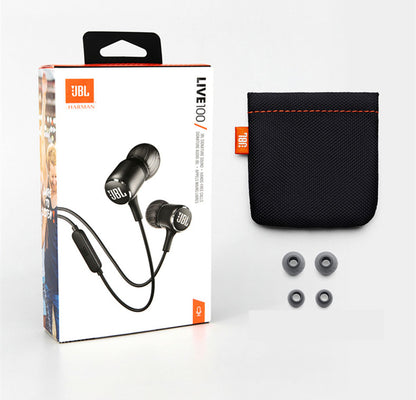 JBL LIVE100 Auriculares con cable de 3,5 mm Sonido estéreo Control en línea