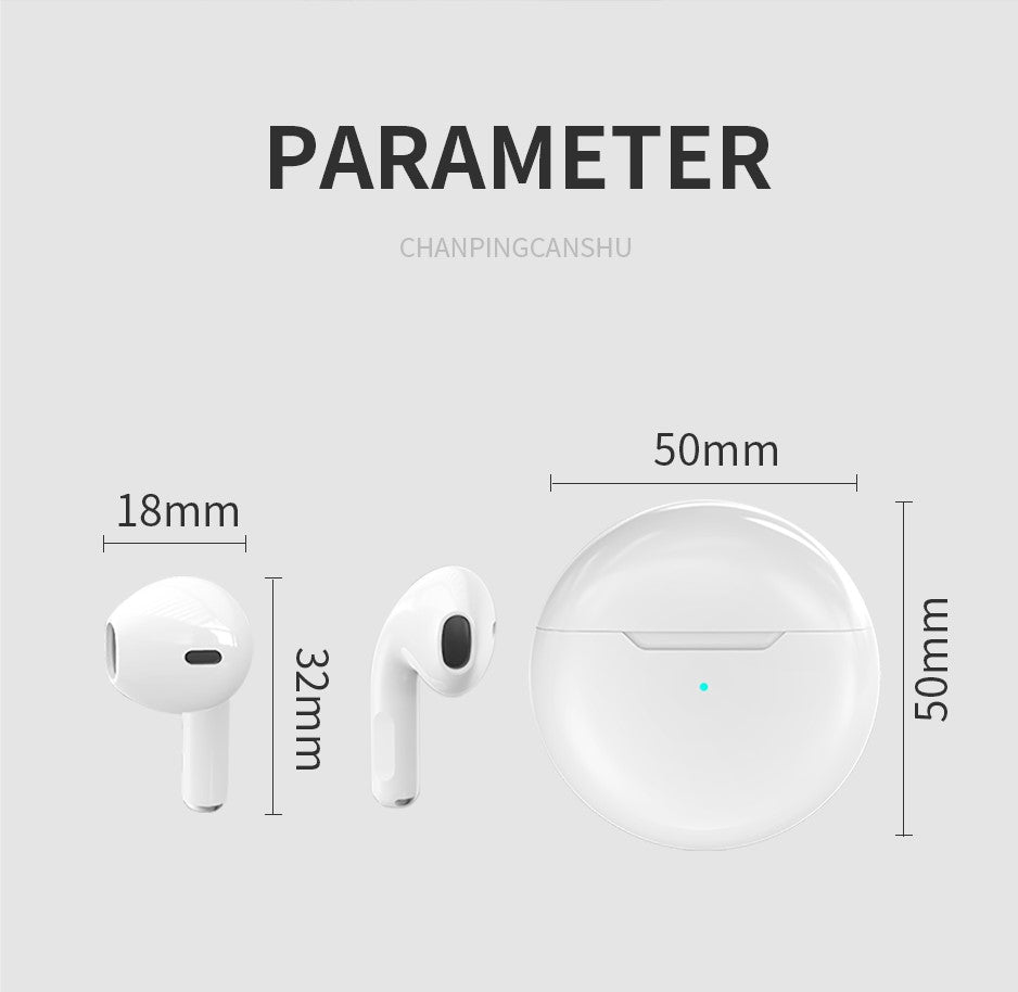Auriculares inalámbricos TWS con micrófono para iPhone de Apple y Huawei