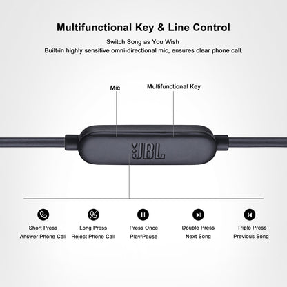 JBL LIVE100 Auriculares con cable de 3,5 mm Sonido estéreo Control en línea
