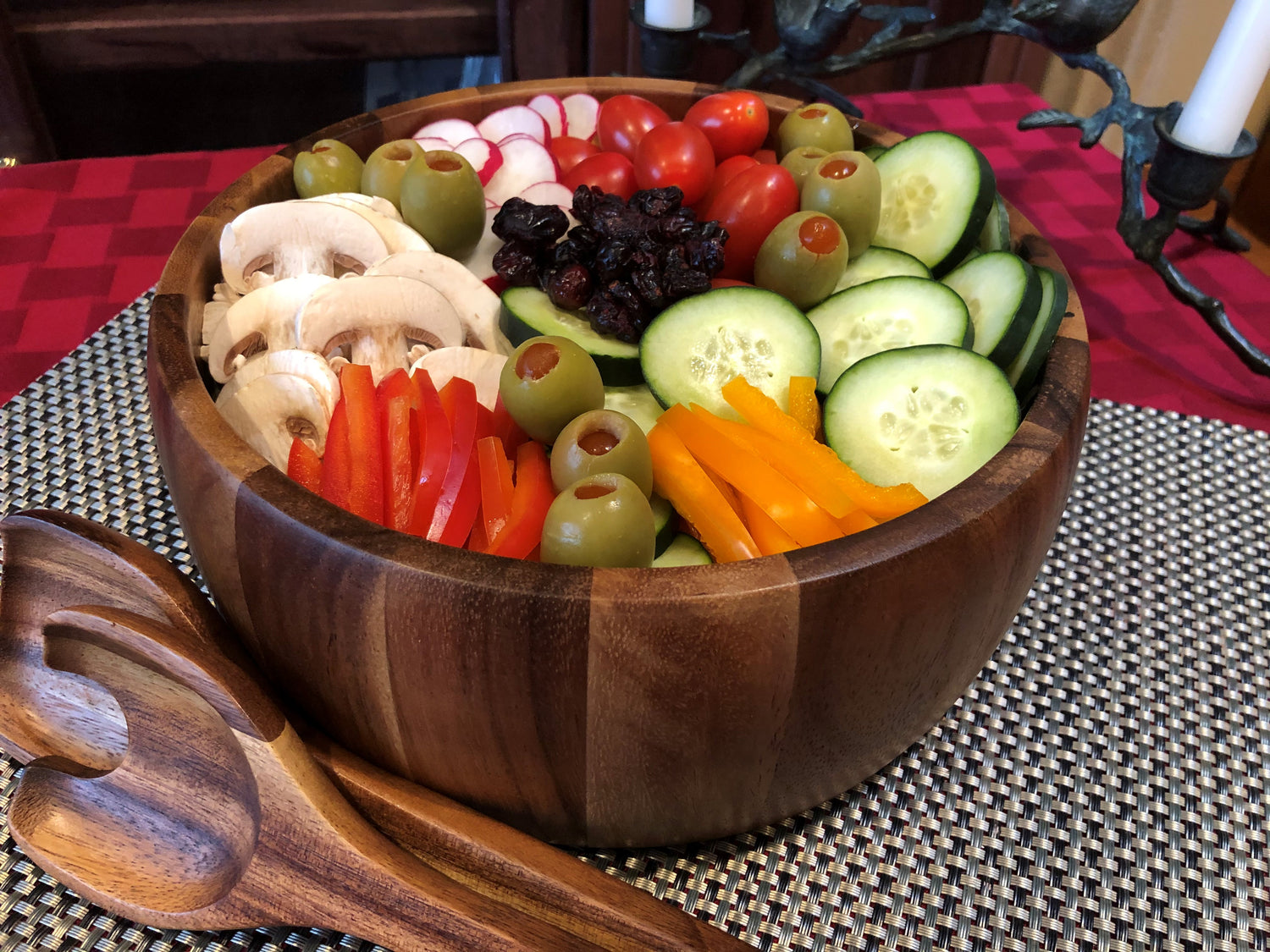 Ensaladera Grande con Cubiertos de Servir 332B3