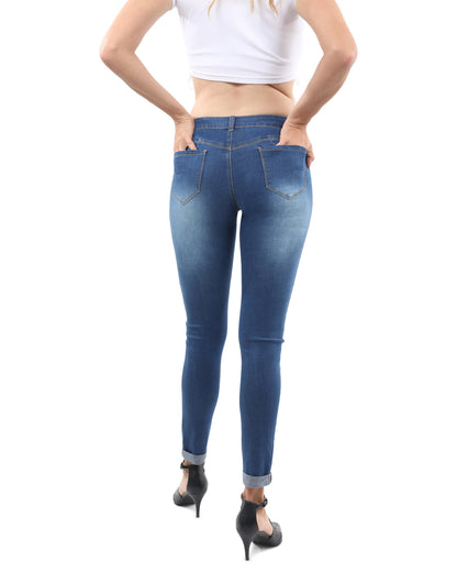 Wallace Skinny Jeans - Azul marino