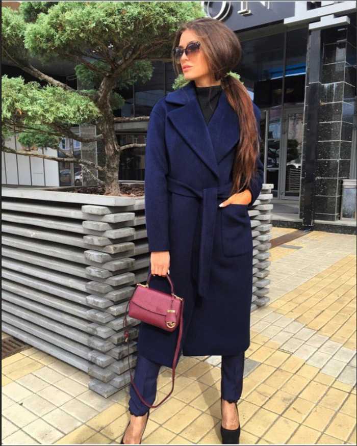 Ropa de abrigoChaquetas mezcla parkas bolsillos cinturón Abrigos de lana para mujer