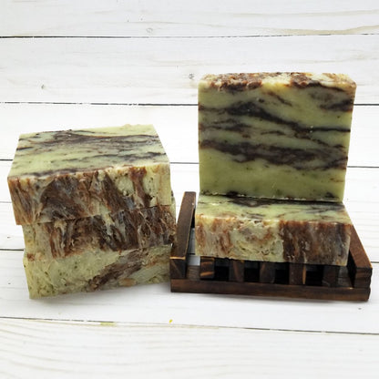 Jabón Artesanal Orgánico de Menta y Chocolate