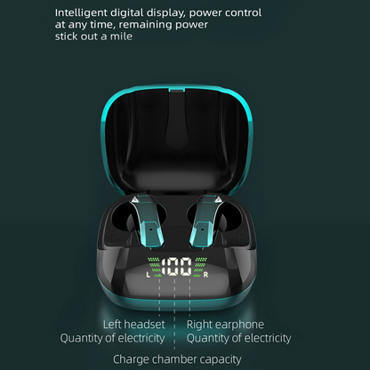 Auriculares inalámbricos TWS para juegos Bluetooth 5.0 con micrófono