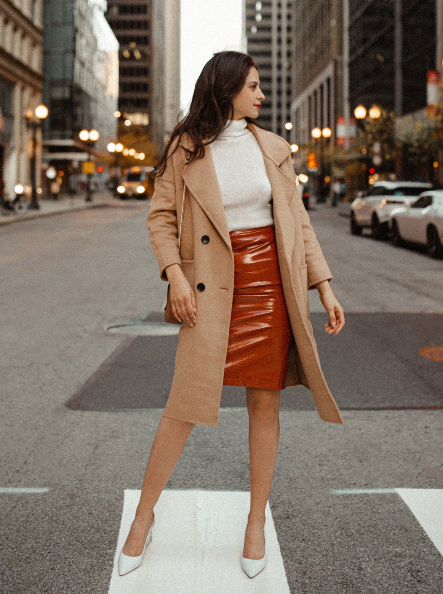 Gabardina Serena de doble botonadura