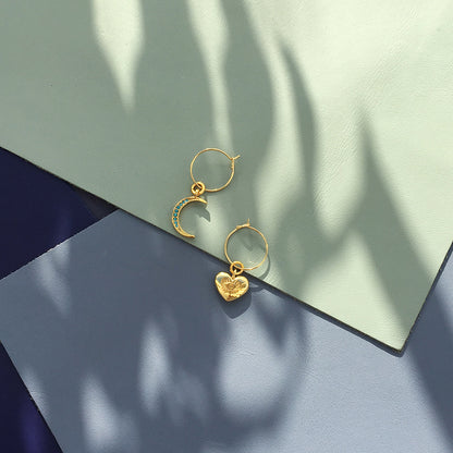 Pendientes Luna de Cristal