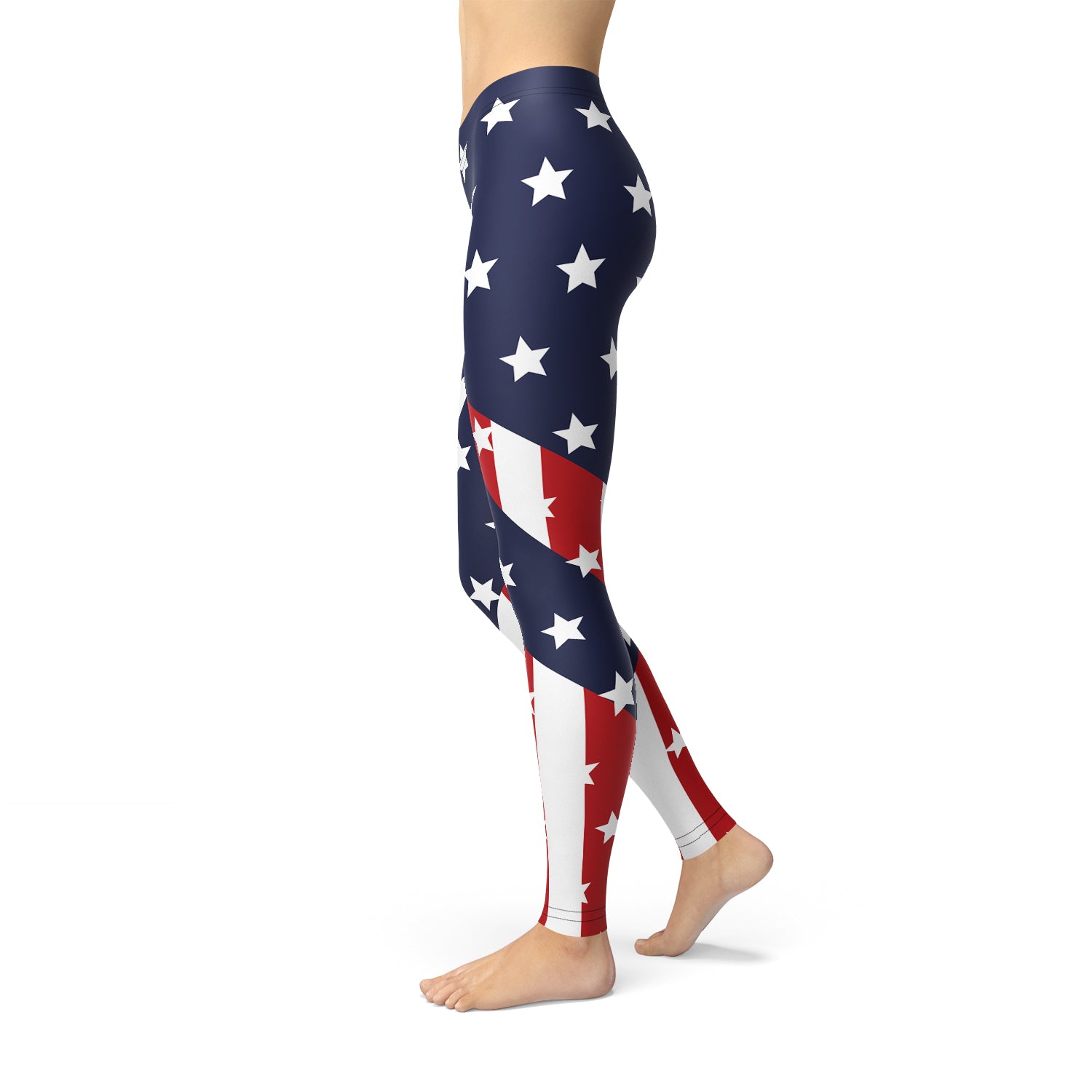 Leggings de mujer con la bandera estadounidense