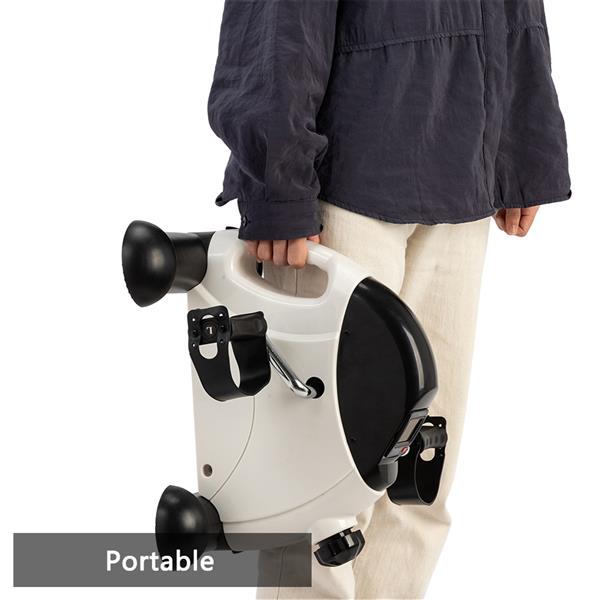 Mini bicicleta elíptica portátil para uso doméstico, ejercitador de manos y pies