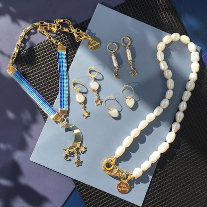 Pendientes Luna de Cristal