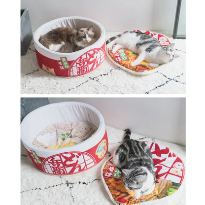 Cama para mascotas cojín Ramen