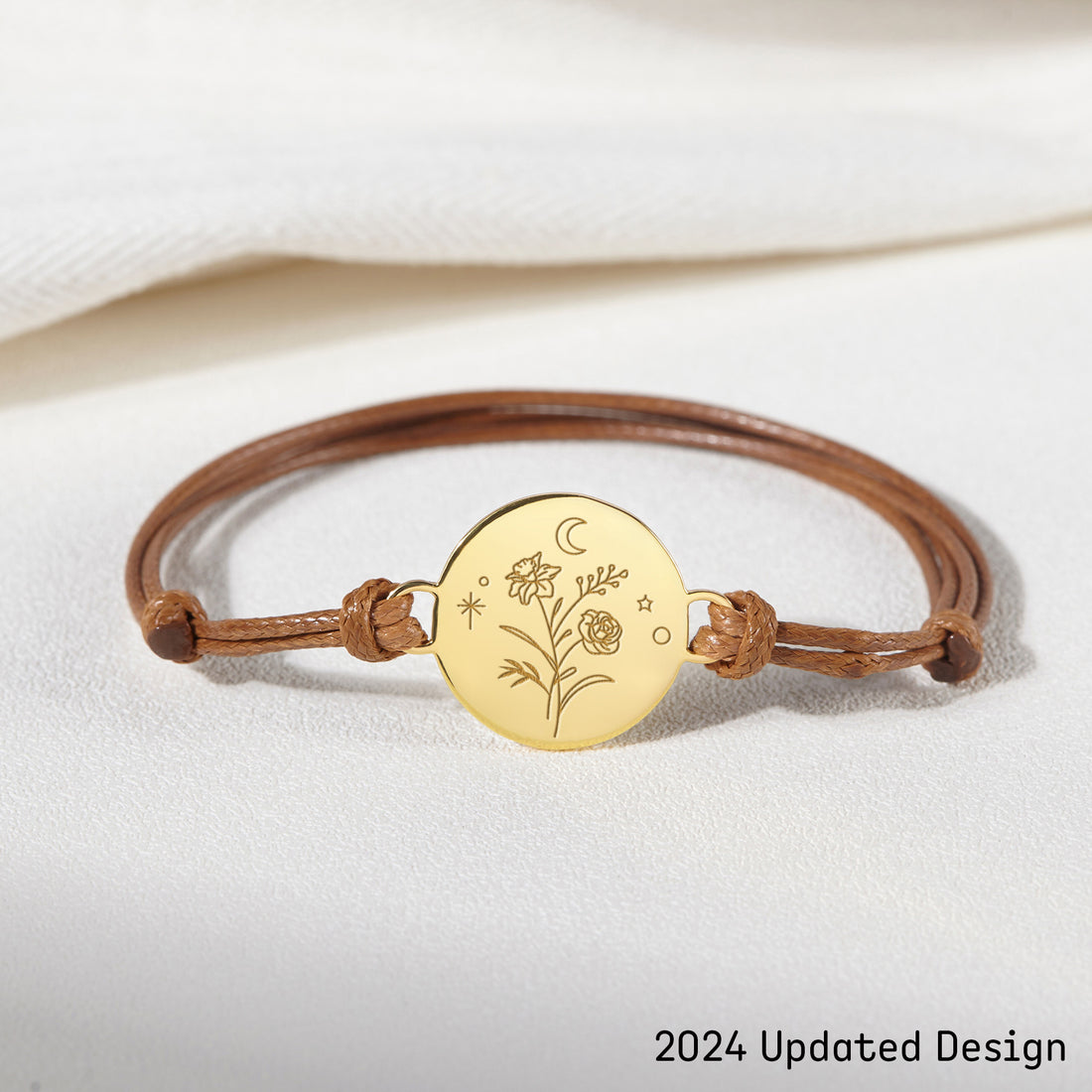 Pulsera con flores de nacimiento combinadas, Regalo de flor de nacimiento, Pulsera para mamá