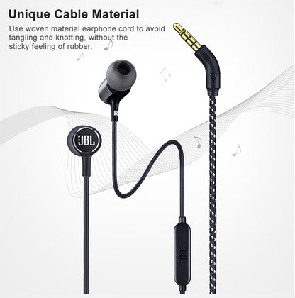 JBL LIVE100 Auriculares con cable de 3,5 mm Sonido estéreo Control en línea