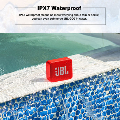 Altavoz Bluetooth Inalámbrico JBL GO 2 Resistente al Agua IPX7 con Micrófono