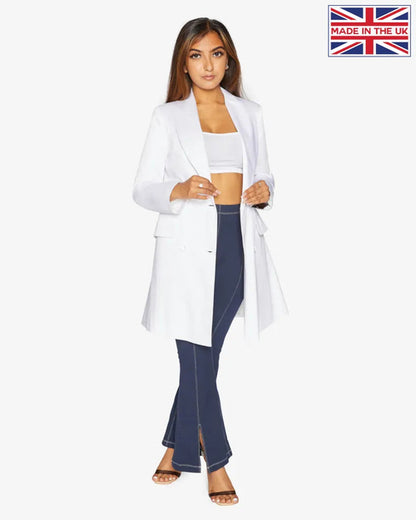 De La Creme Americana Larga Cruzada para Mujer