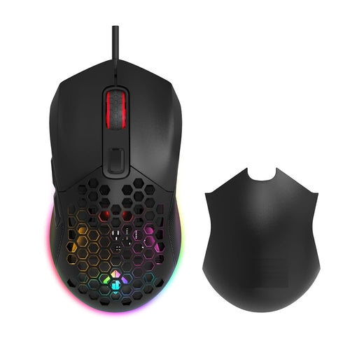 Ratón para juegos RGB 12400 DPI ligero