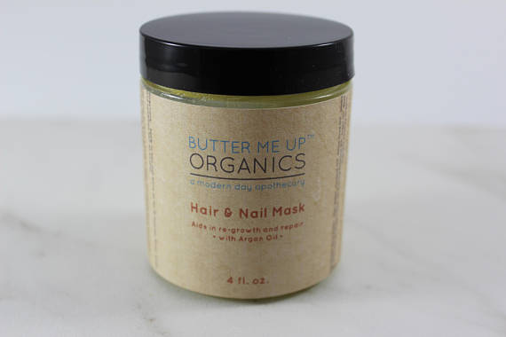Mascarilla para cabello y uñas para el crecimiento de cabello largo y sano