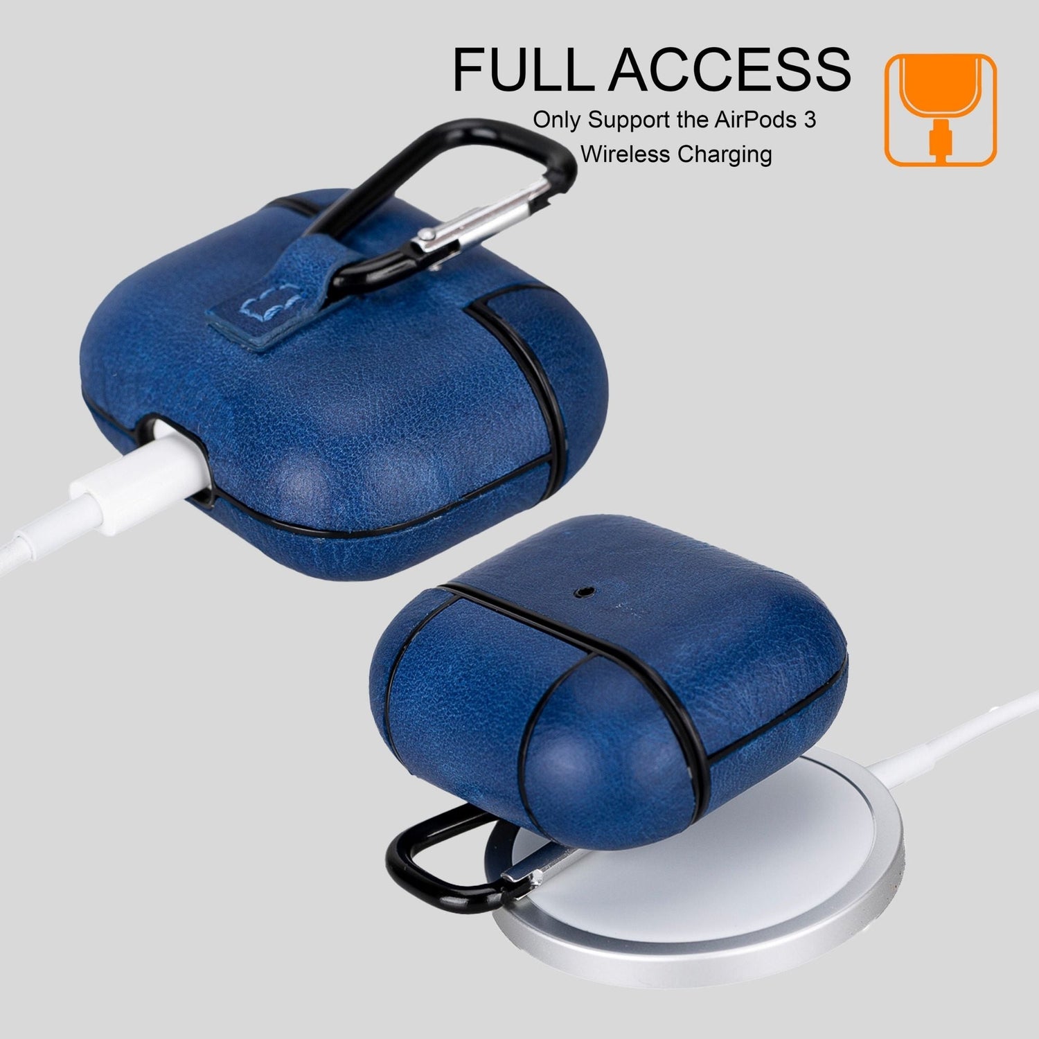Estuche de cuero Gillette para AirPods 3