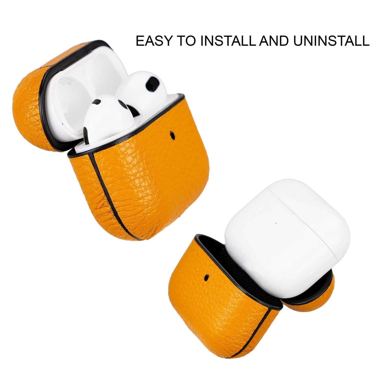Estuche de cuero Gillette para AirPods 3