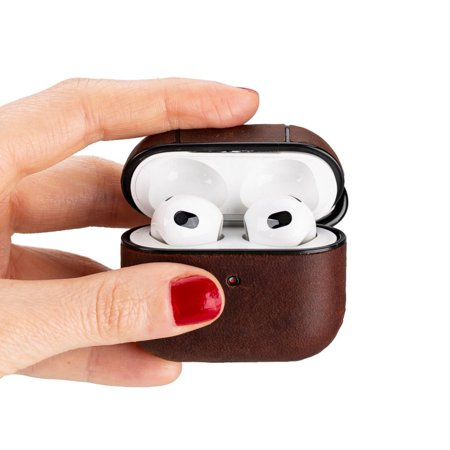 Estuche de cuero Gillette para AirPods 3