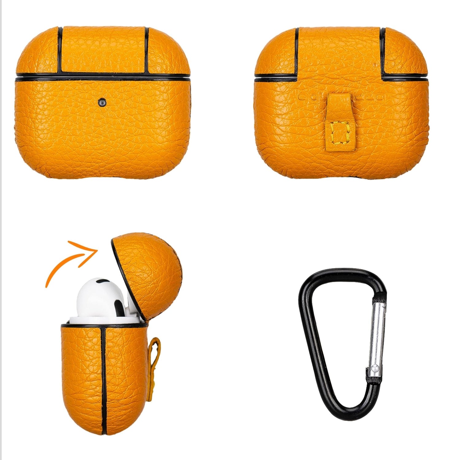 Estuche de cuero Gillette para AirPods 3