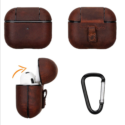 Estuche de cuero Gillette para AirPods 3